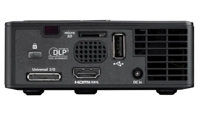 Optoma ML750e - DLP-projektori - 3D - 700 lumenia - WXGA (1280 x 800) - 16:10 - HD 720p
