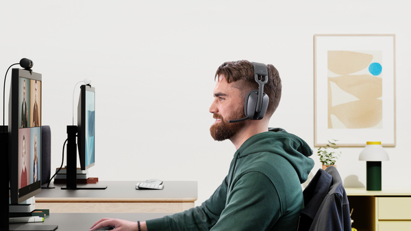 Logitech Zone Vibe Wireless Headset, Graphite