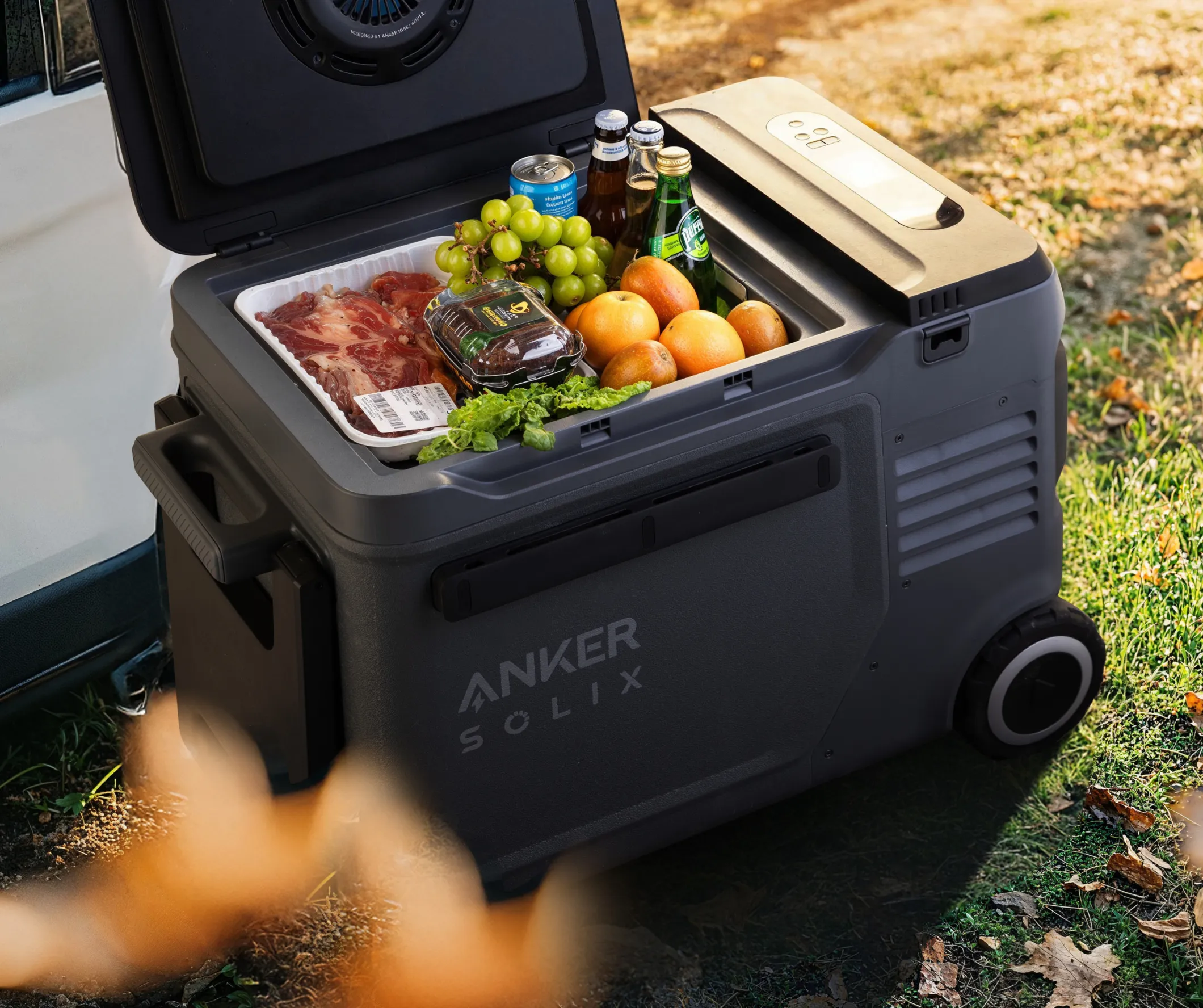 Anker SOLIX EverFrost 2 40L Electric Cooler, Black