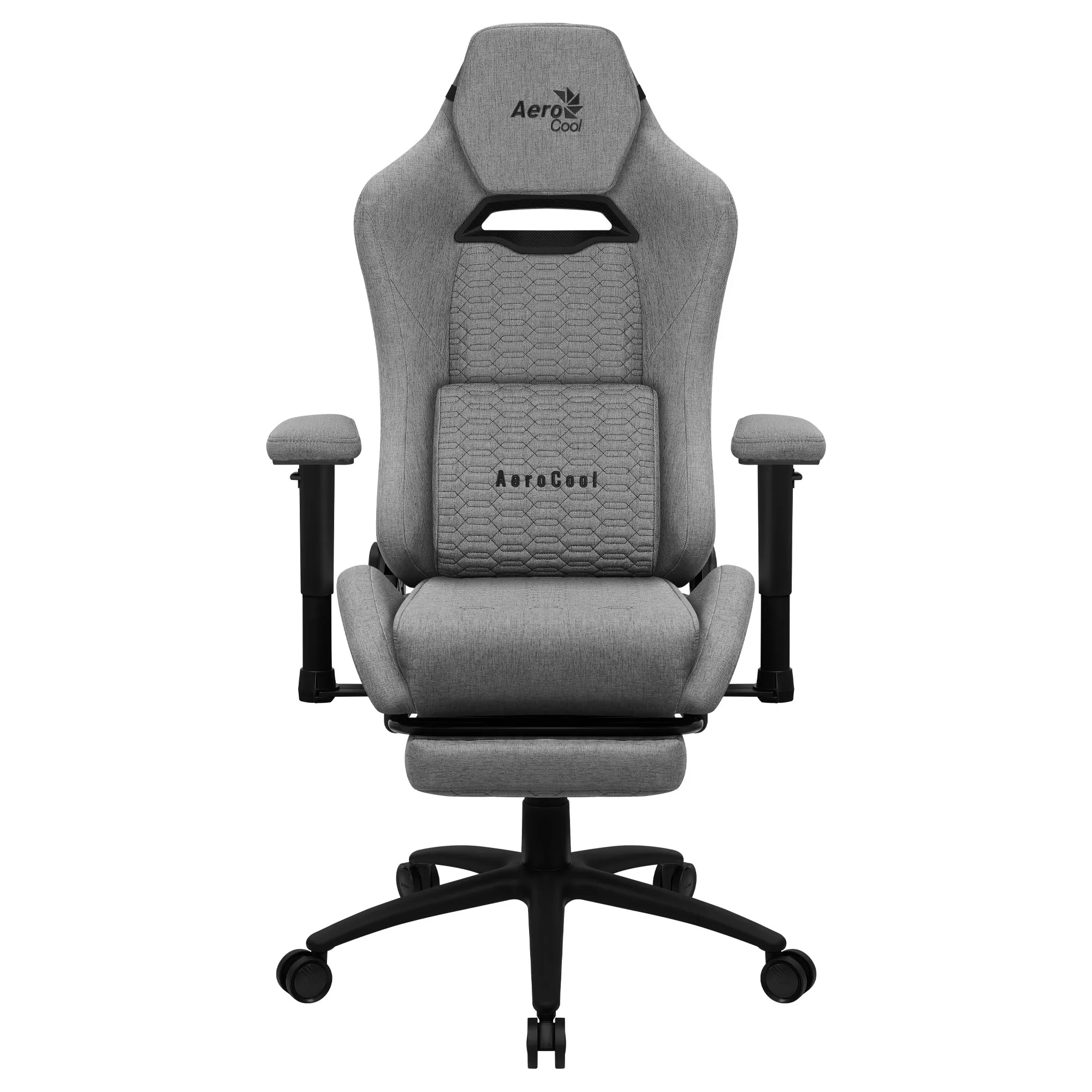 Aerocool Royal AeroWeave Gaming Chair with Legrest - Ash Grey