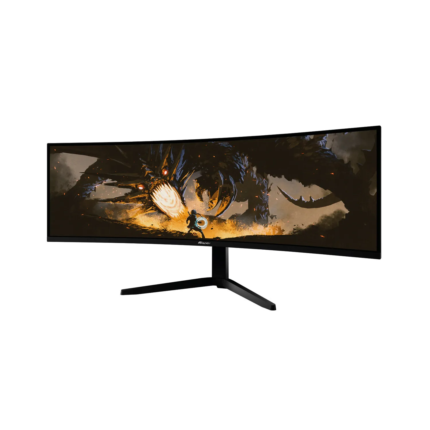 AROZZI Nova 49" DQHD, 165Hz, VA -kaareva pelin&auml;ytt&ouml;, USB-C hub