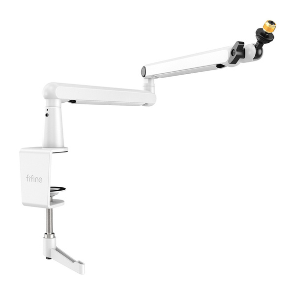 FIFINE BM88W l&aring;gprofil mikrofonbom, vit