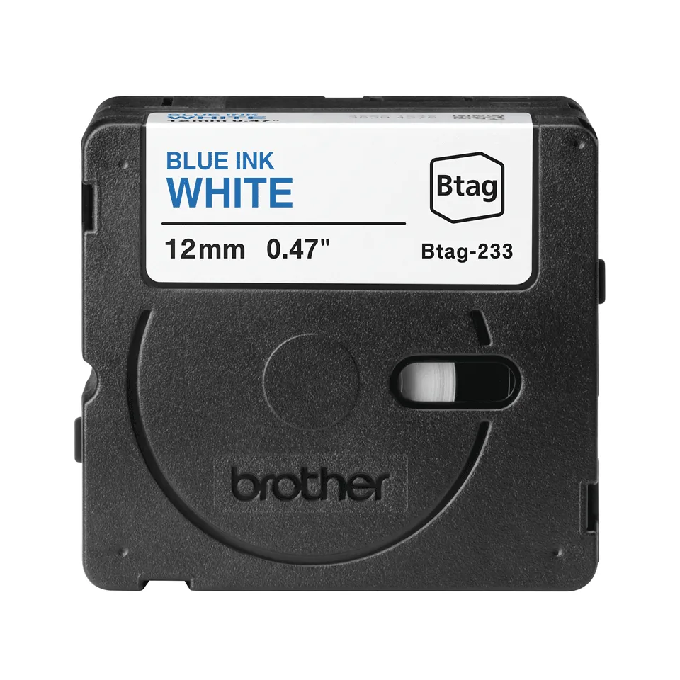 BTAG-233 12mm Blue on white tape