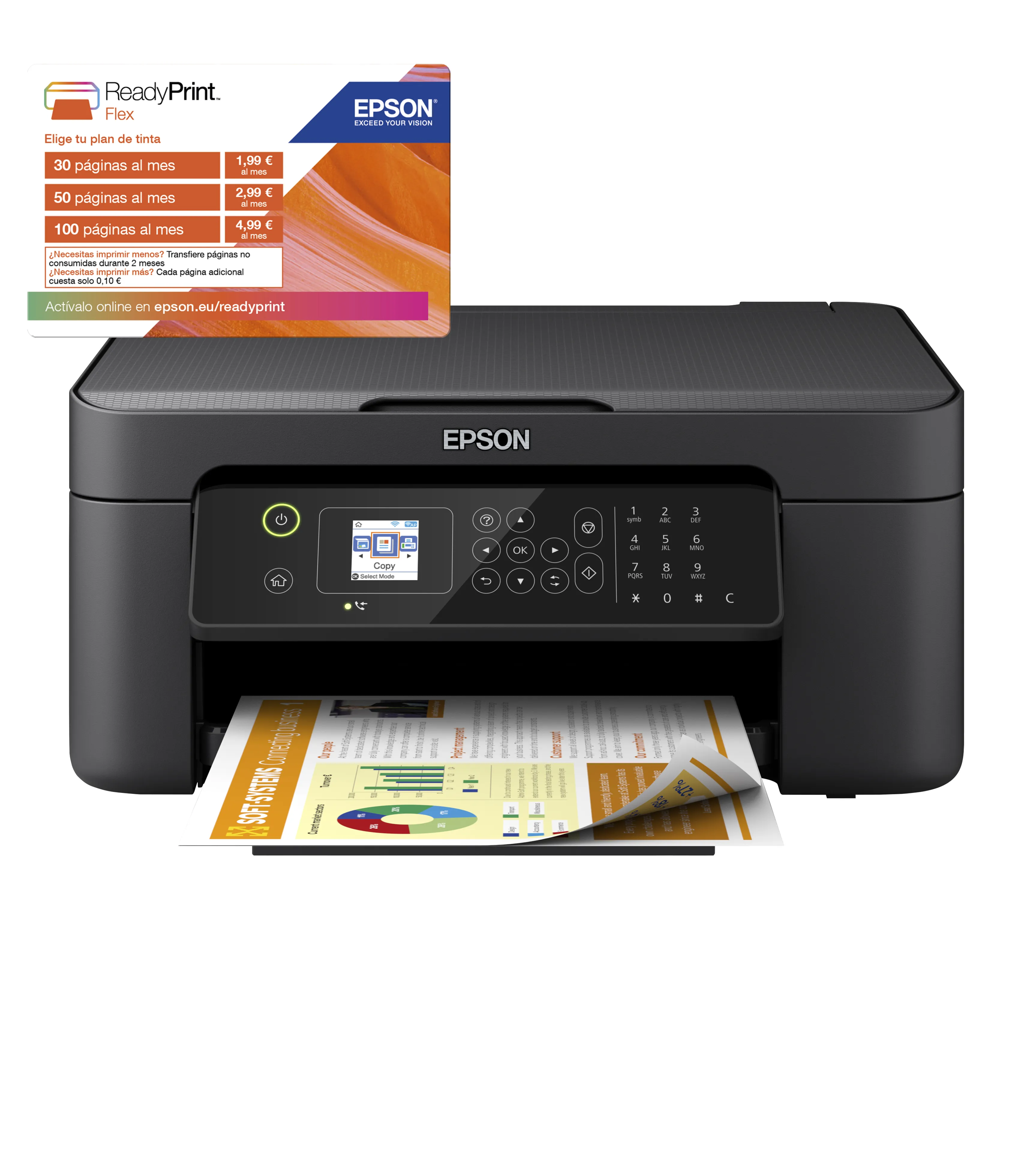 Epson WorkForce WF-2810DWF Wi-Fi, A4 - printer