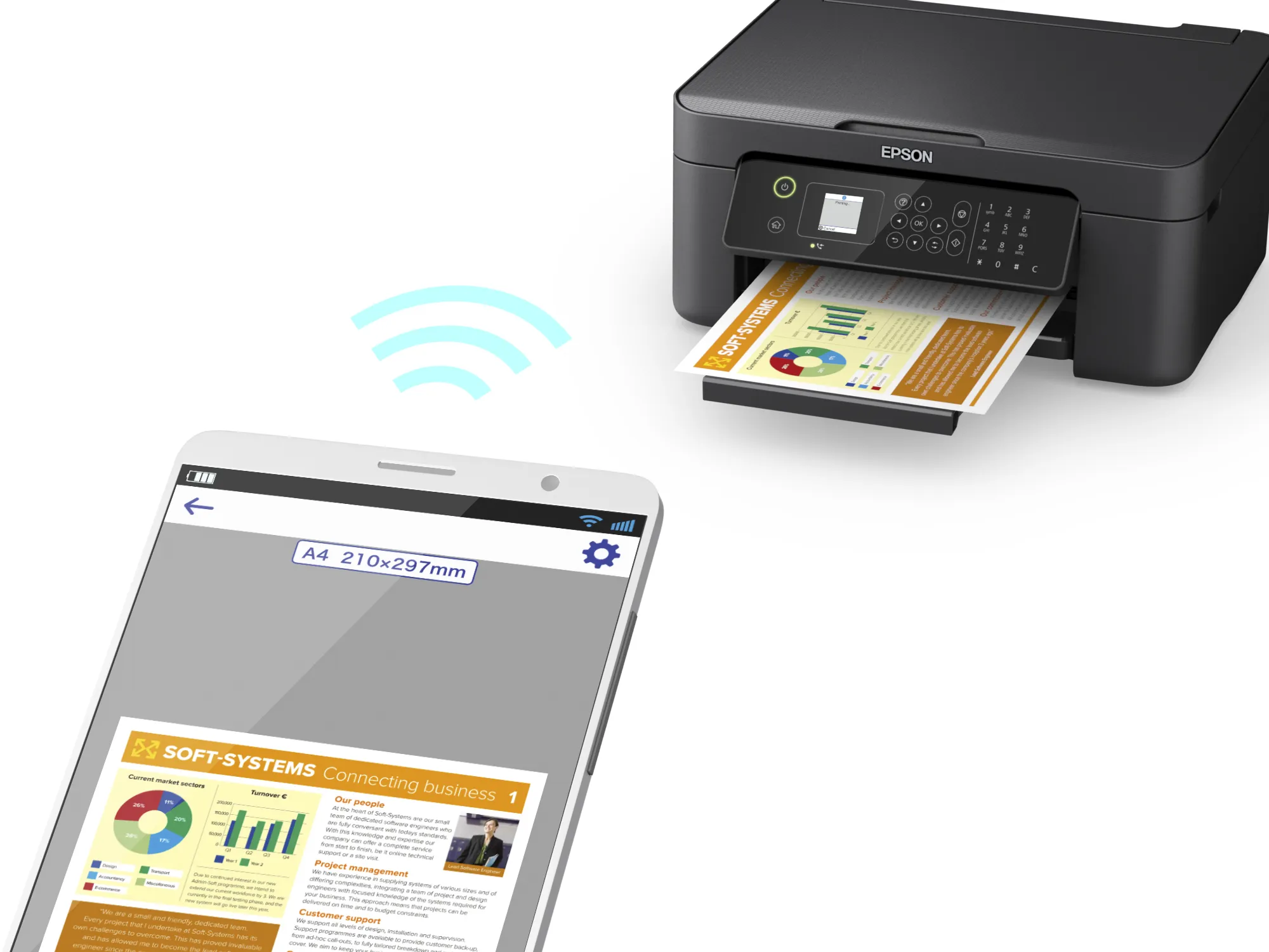 Epson WorkForce WF-2810DWF Wi-Fi, A4 - printer