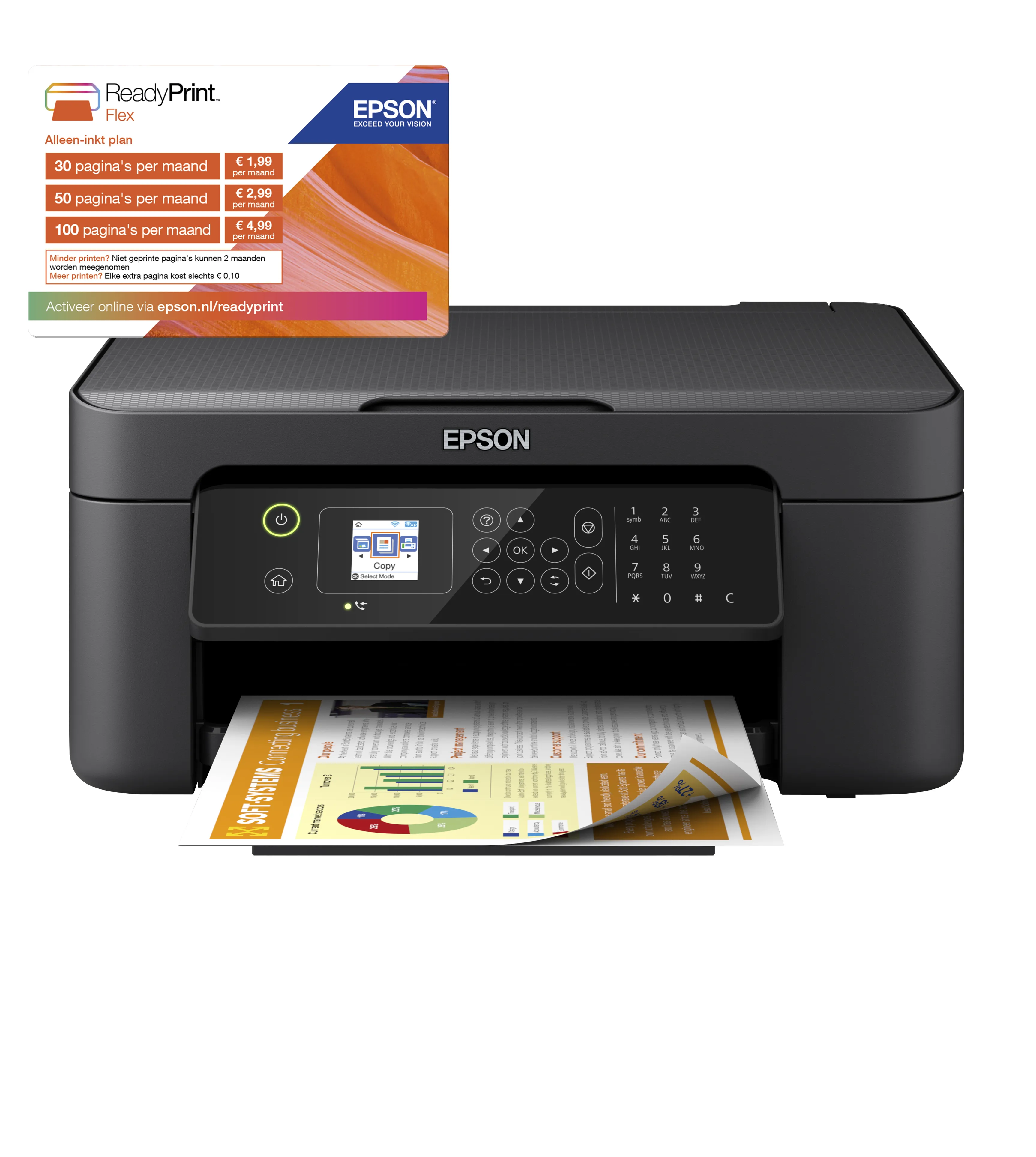 Epson WorkForce WF-2810DWF Wi-Fi, A4 - printer