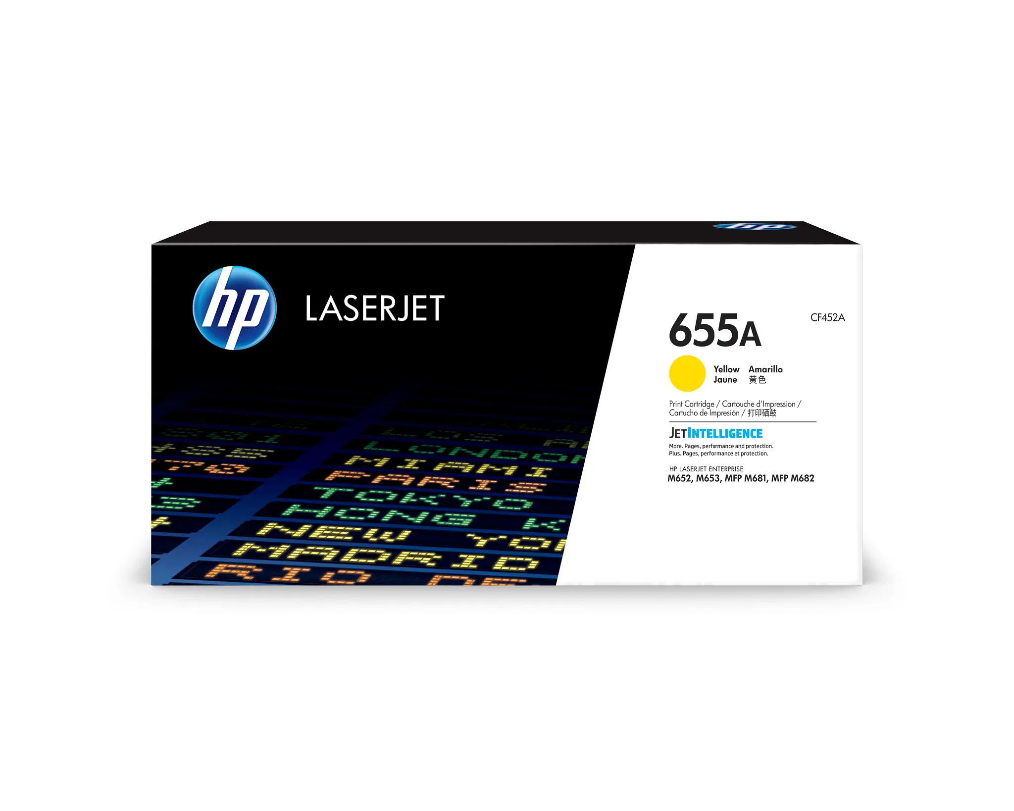 Toner/HP 655A LaserJet Cart YL