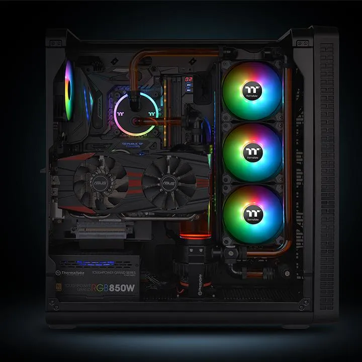 Thermaltake Pure 14, ARGB Sync, TT Premium, 140mm - case fan, 3pcs