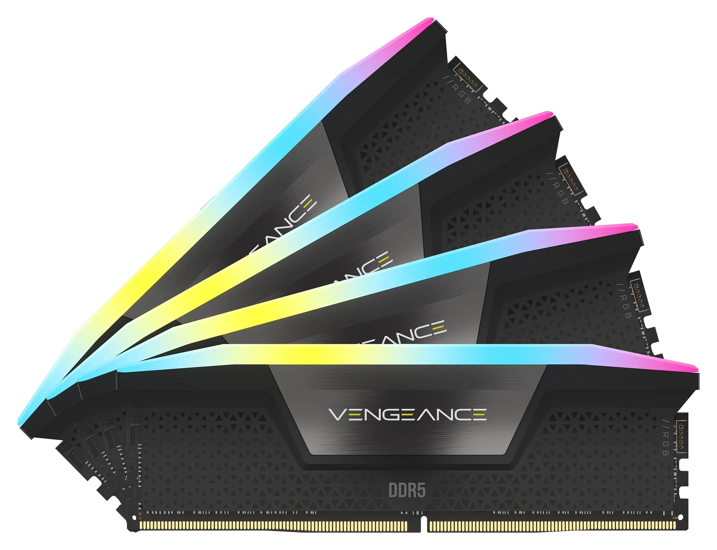 Corsair Vengeance RGB 96 Gt (4 x 24 Gt) DDR5 5600 MHz, CL40 -muisti (XMP)