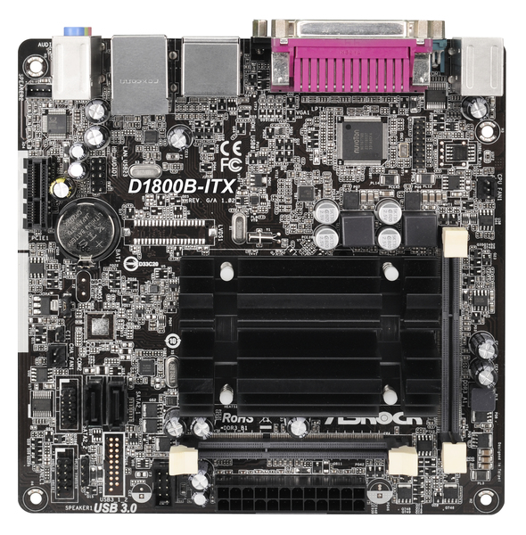 MB CEL ASRock D1800B-ITX