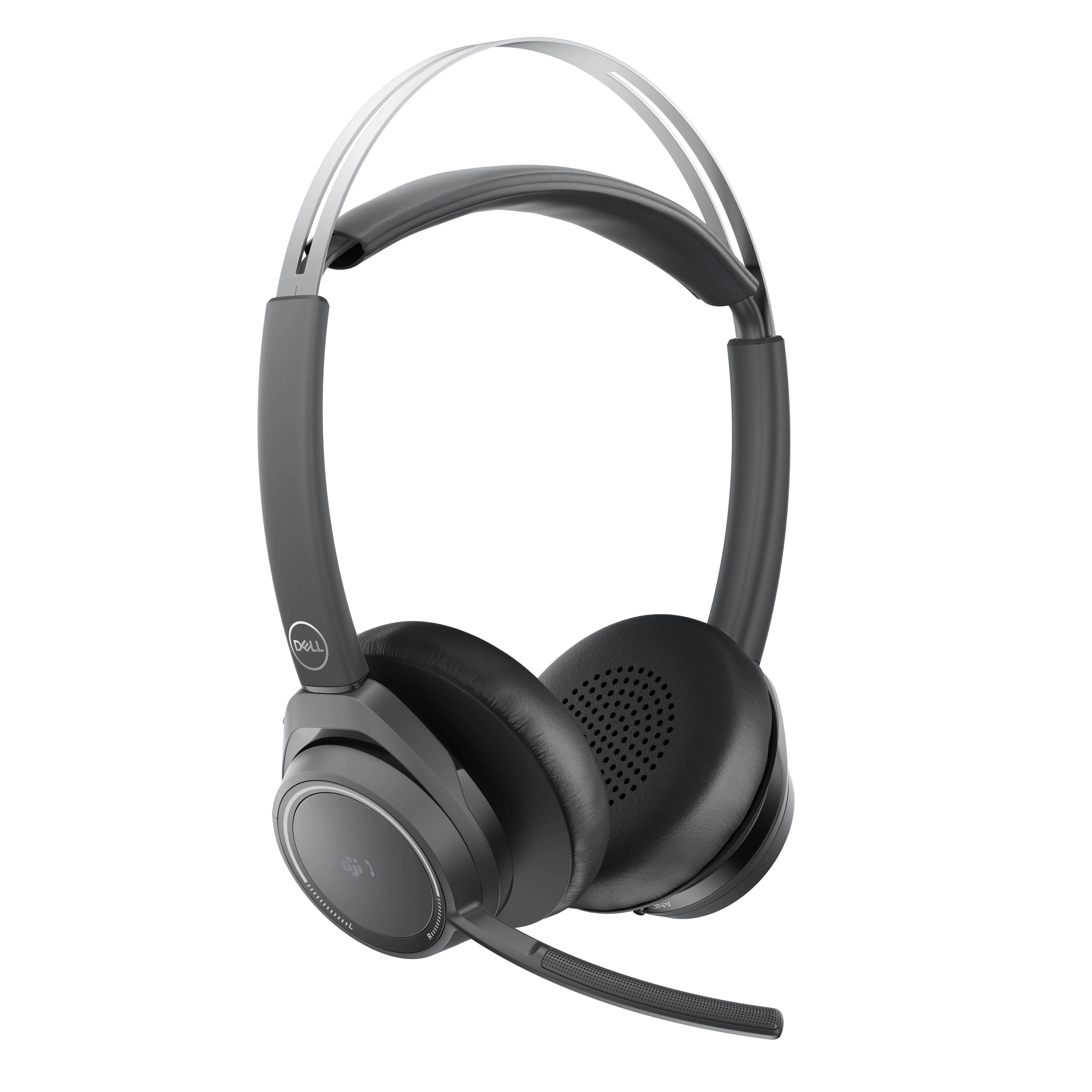Dell Premier WL7022 Wireless Headset with Charging Stand, Black