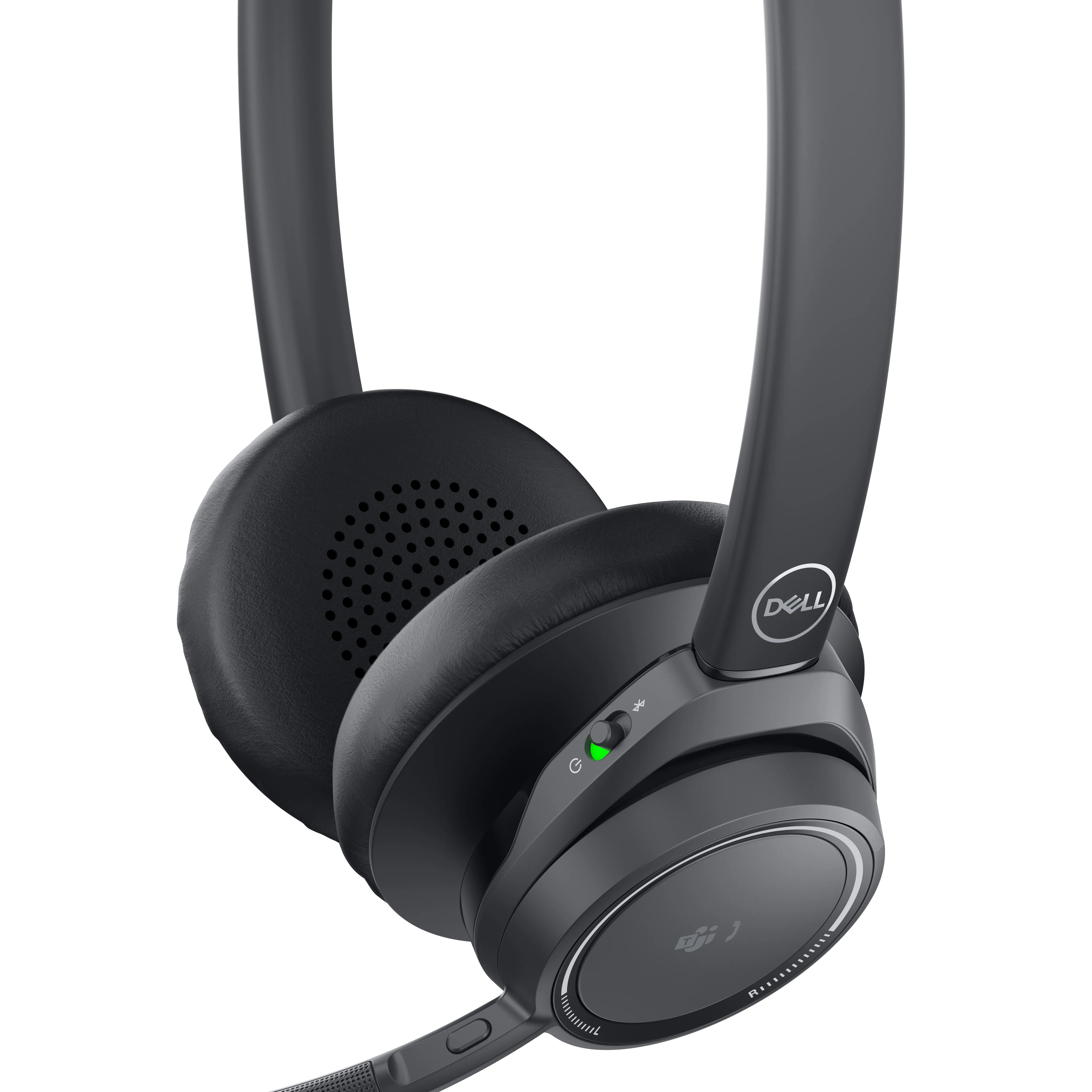 Dell Premier WL7022 Wireless Headset with Charging Stand, Black