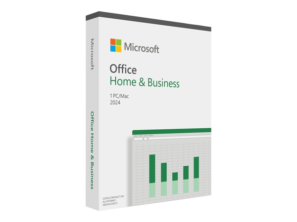 Microsoft Office Home and  Business 2024 (English) - Windows & Mac, 1 license no media