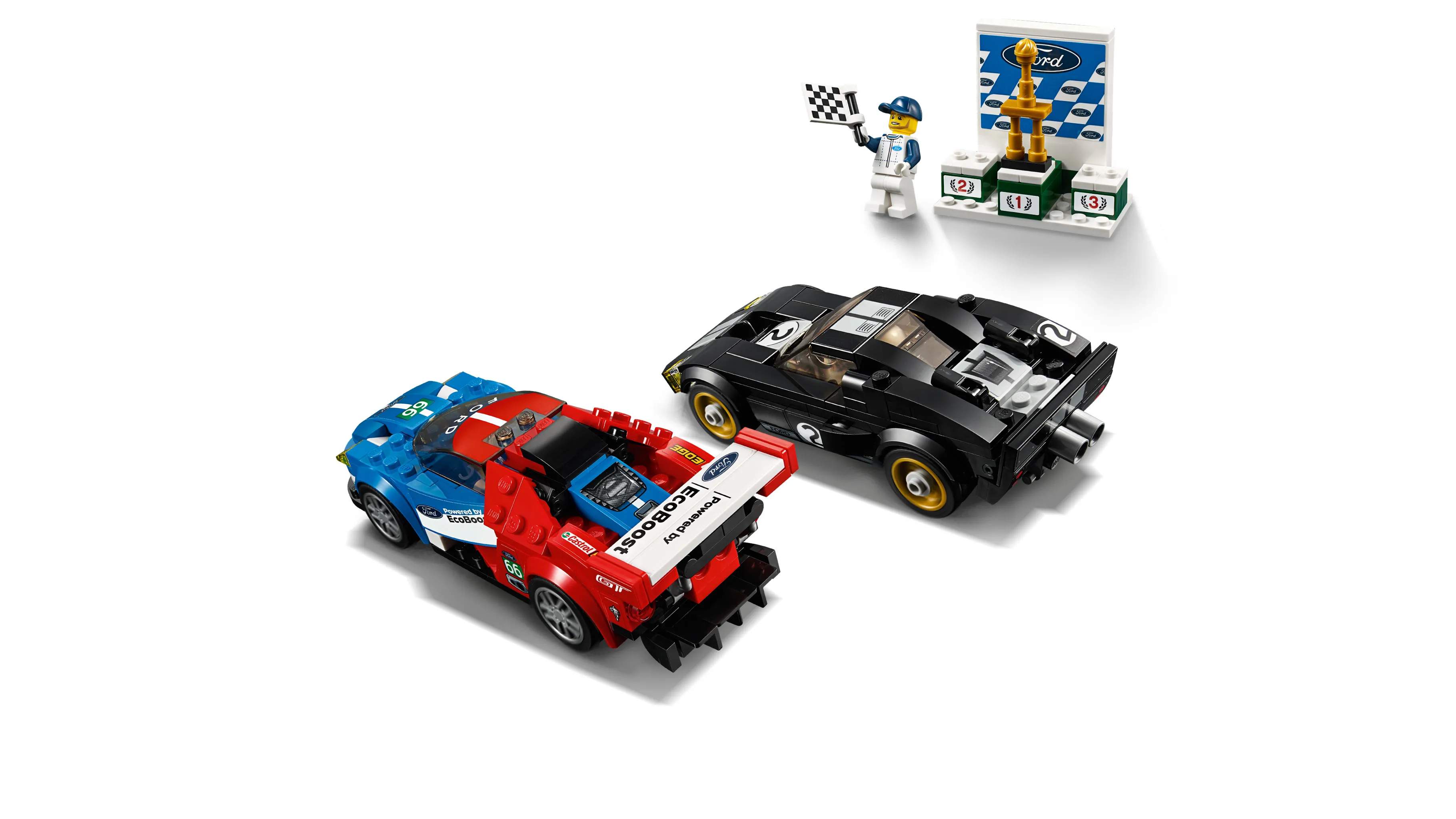 Lego Speed Champions - 2016 Ford GT &amp; 1966 Ford GT40