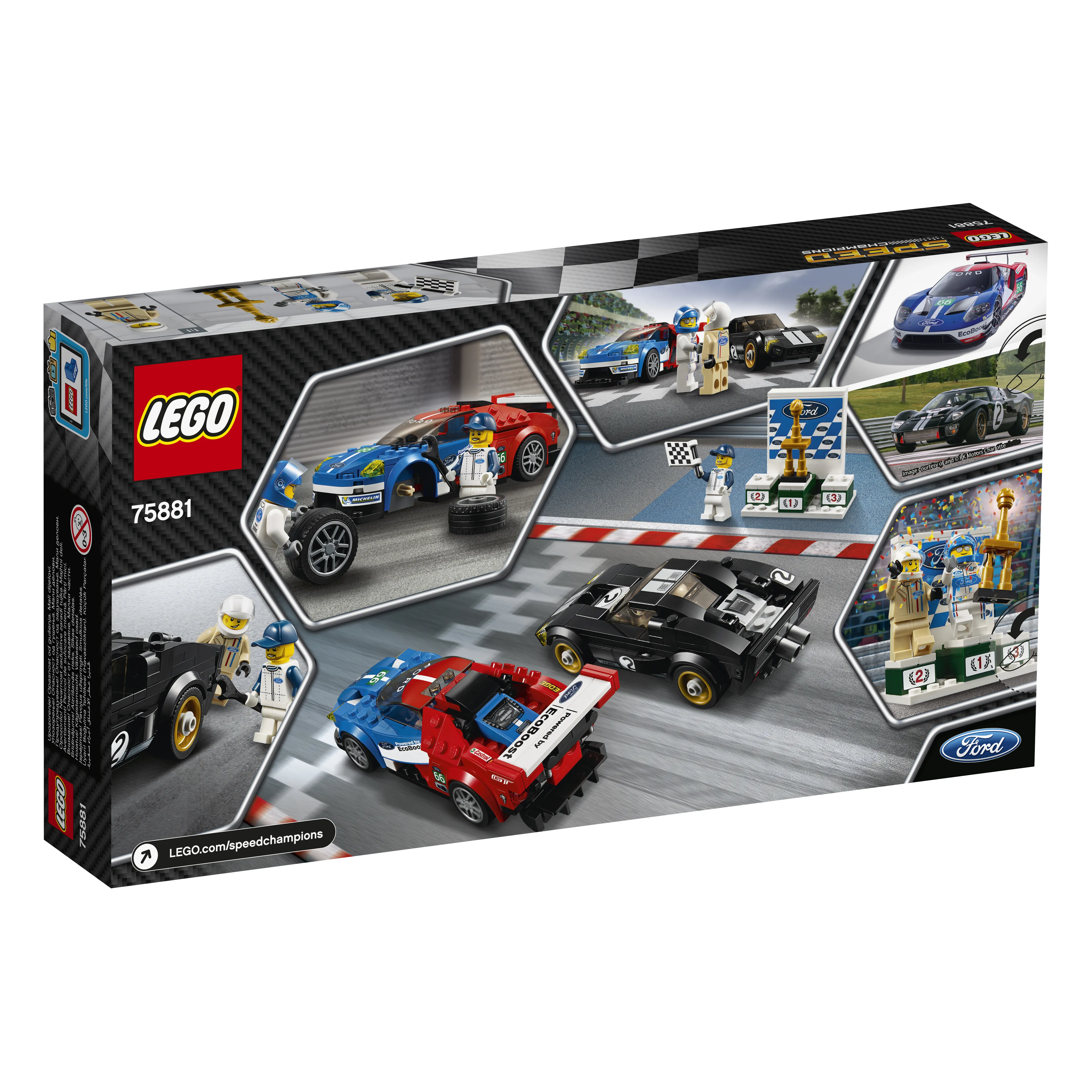 Lego Speed Champions - 2016 Ford GT &amp; 1966 Ford GT40