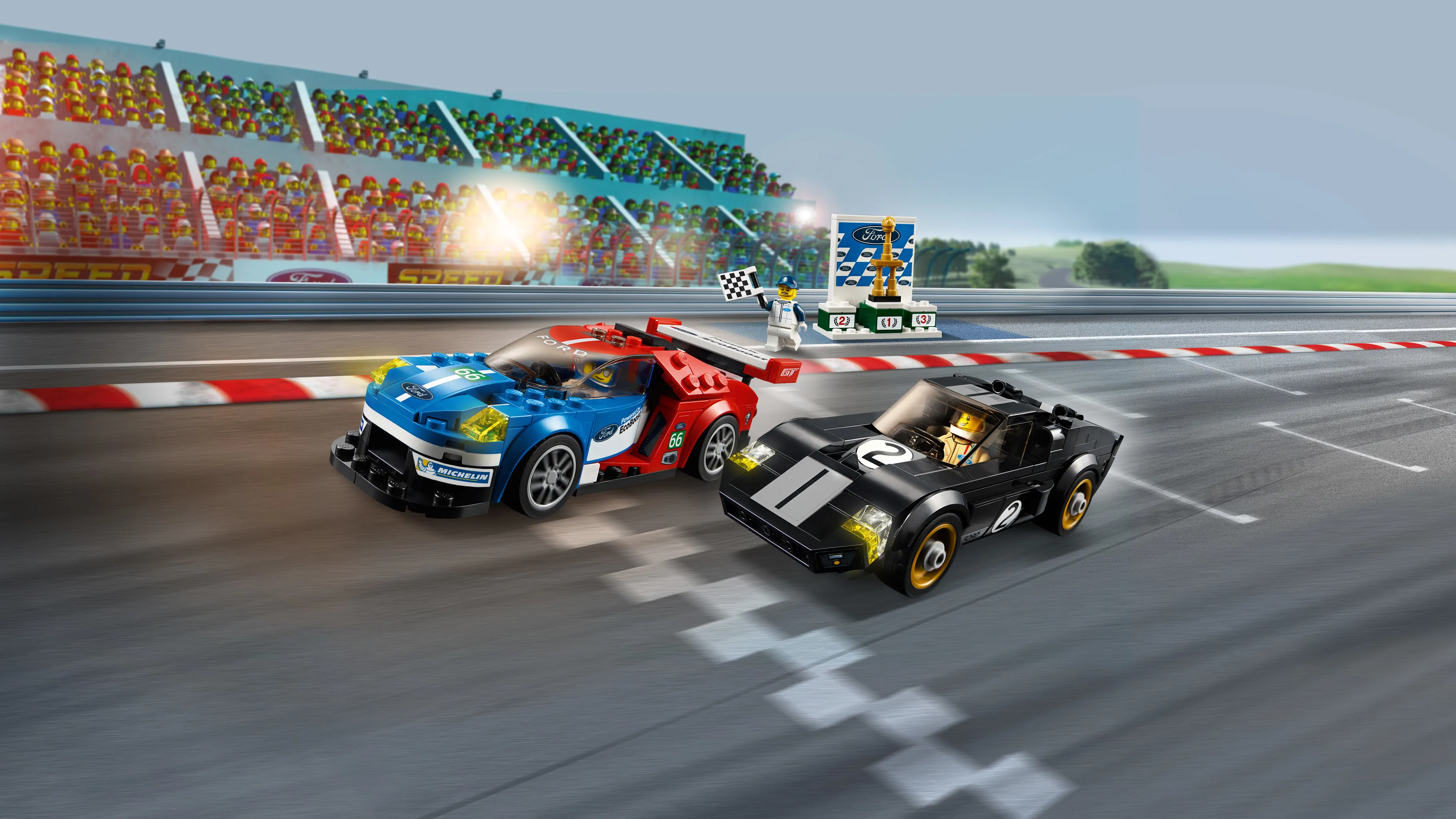 Lego Speed Champions - 2016 Ford GT &amp; 1966 Ford GT40