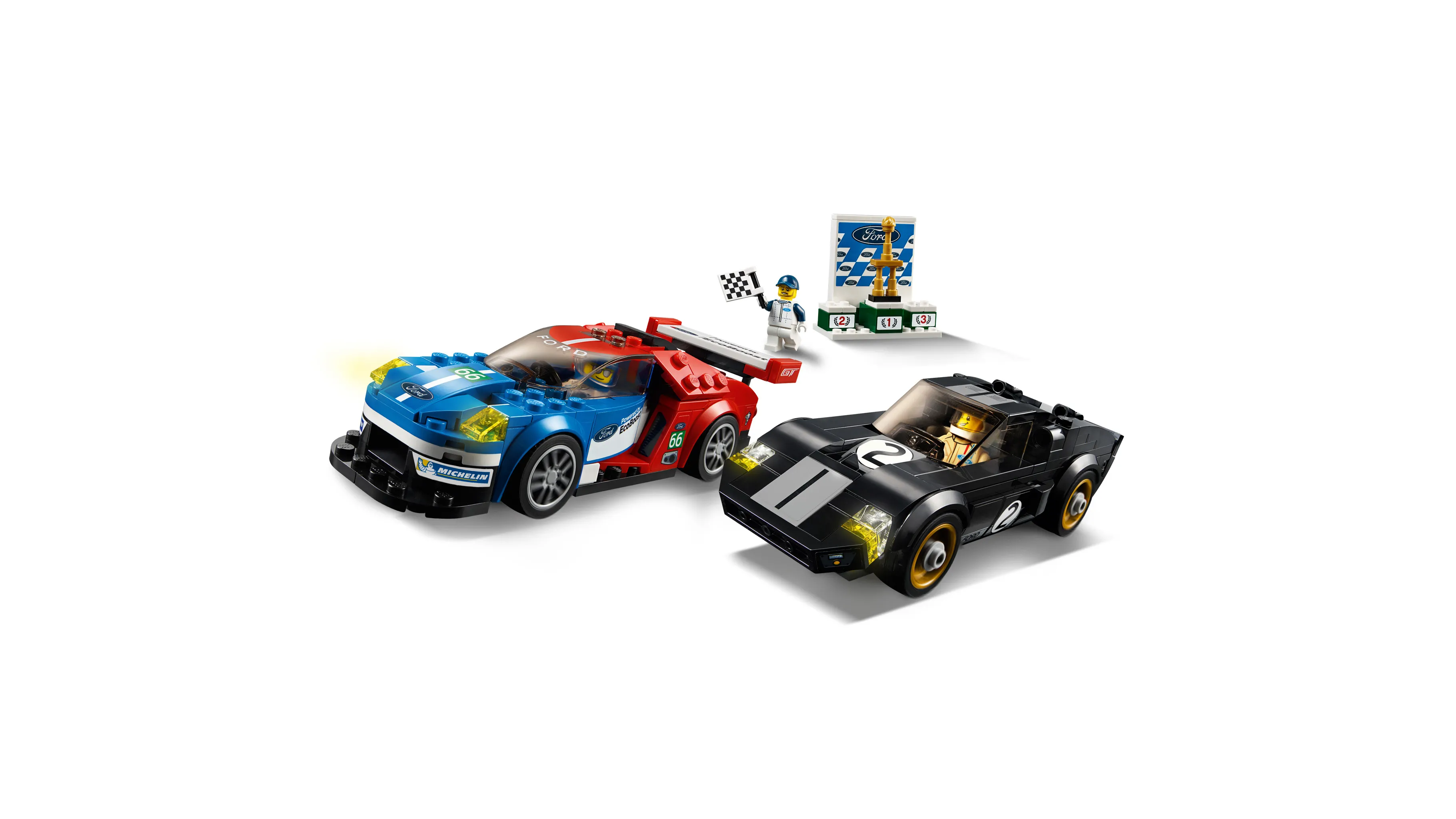 Lego Speed Champions - 2016 Ford GT &amp; 1966 Ford GT40