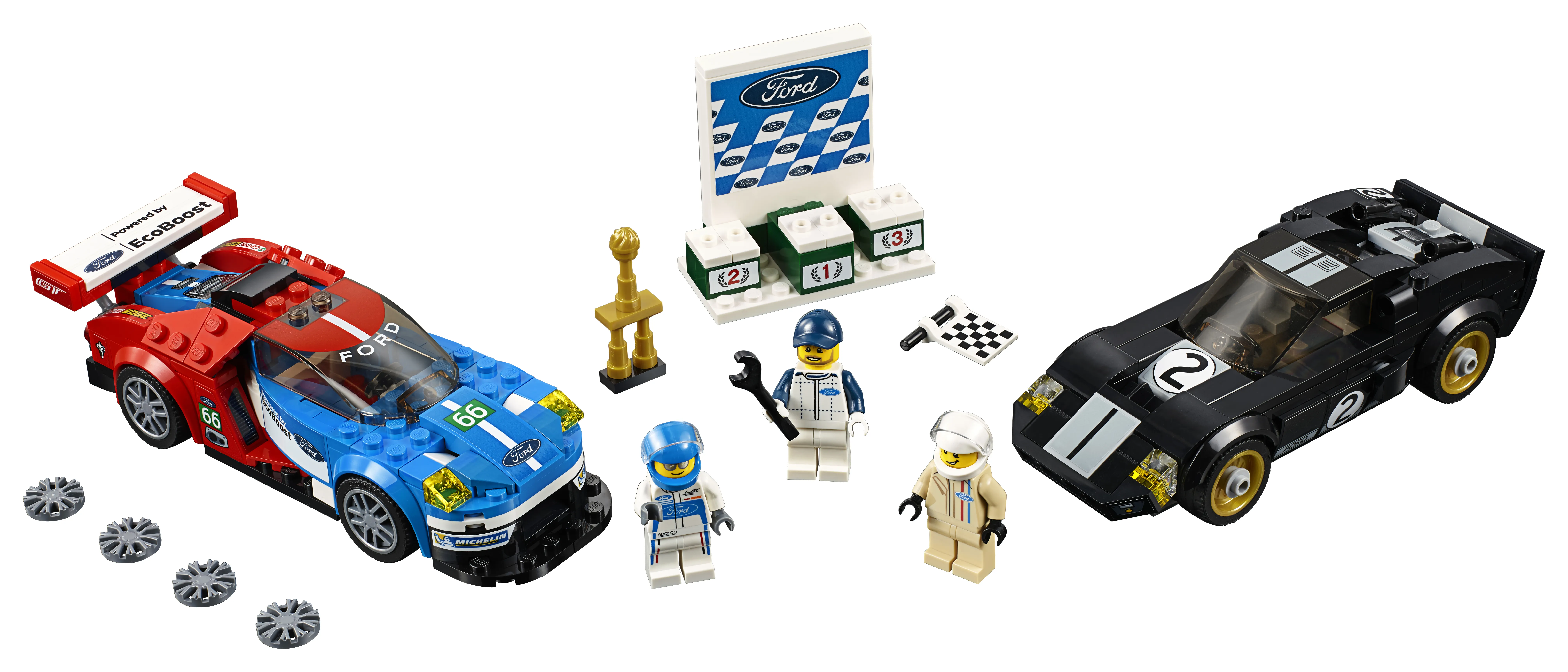 Lego Speed Champions - 2016 Ford GT &amp; 1966 Ford GT40