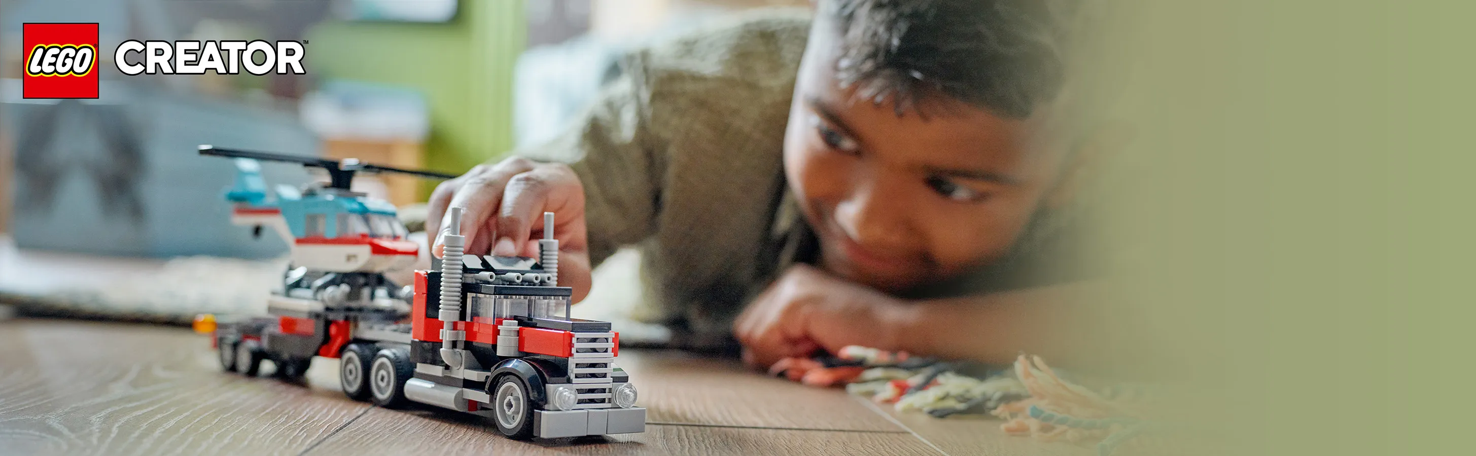 LEGO Creator Lava Car and Helicopter 31146