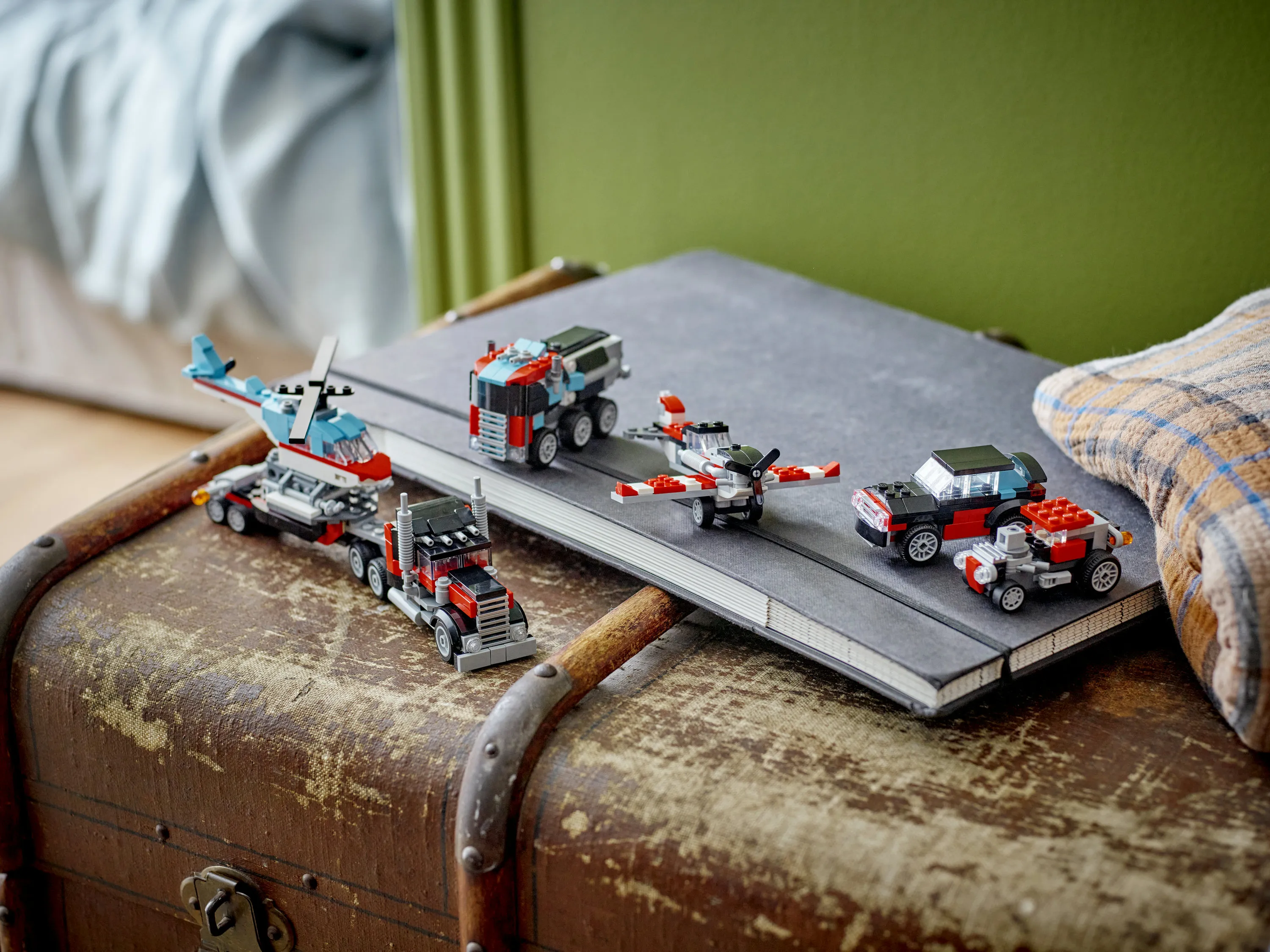 LEGO Creator Lava Car and Helicopter 31146