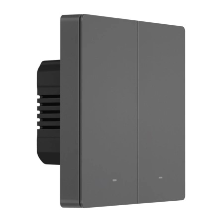 SONOFF SwitchMan M5-2C-86M - Matter smart wall switch, Dim Gray