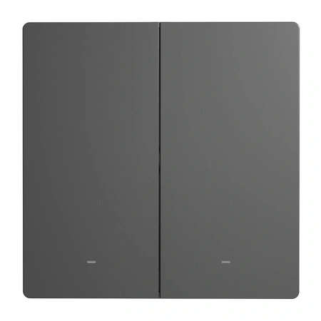 SONOFF SwitchMan M5-2C-86M - Matter smart wall switch, Dim Gray