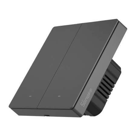SONOFF SwitchMan M5-2C-86M - Matter smart wall switch, Dim Gray