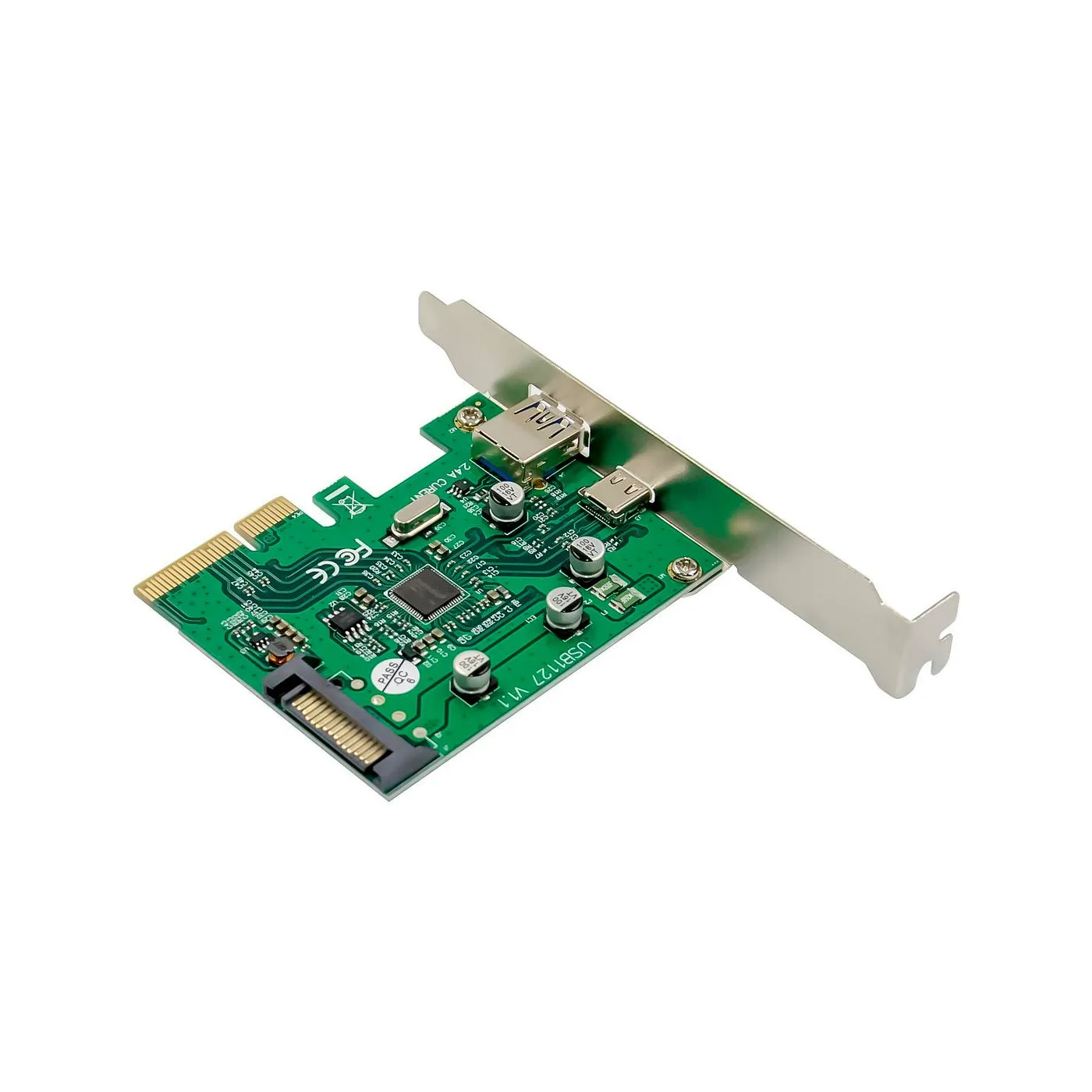 1 x USB 3.1 Type C+A, PCIe