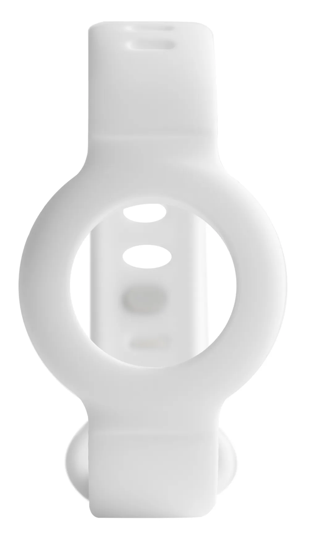 Deltaco Silicone Wristband, AirTag - wristband, White