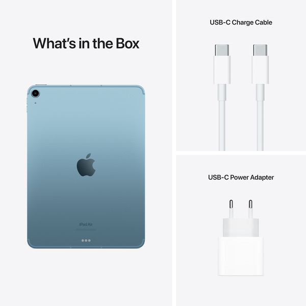 Apple iPad Air 10.9&quot; 64GB Wi-Fi + Cellular, Blue (2022)