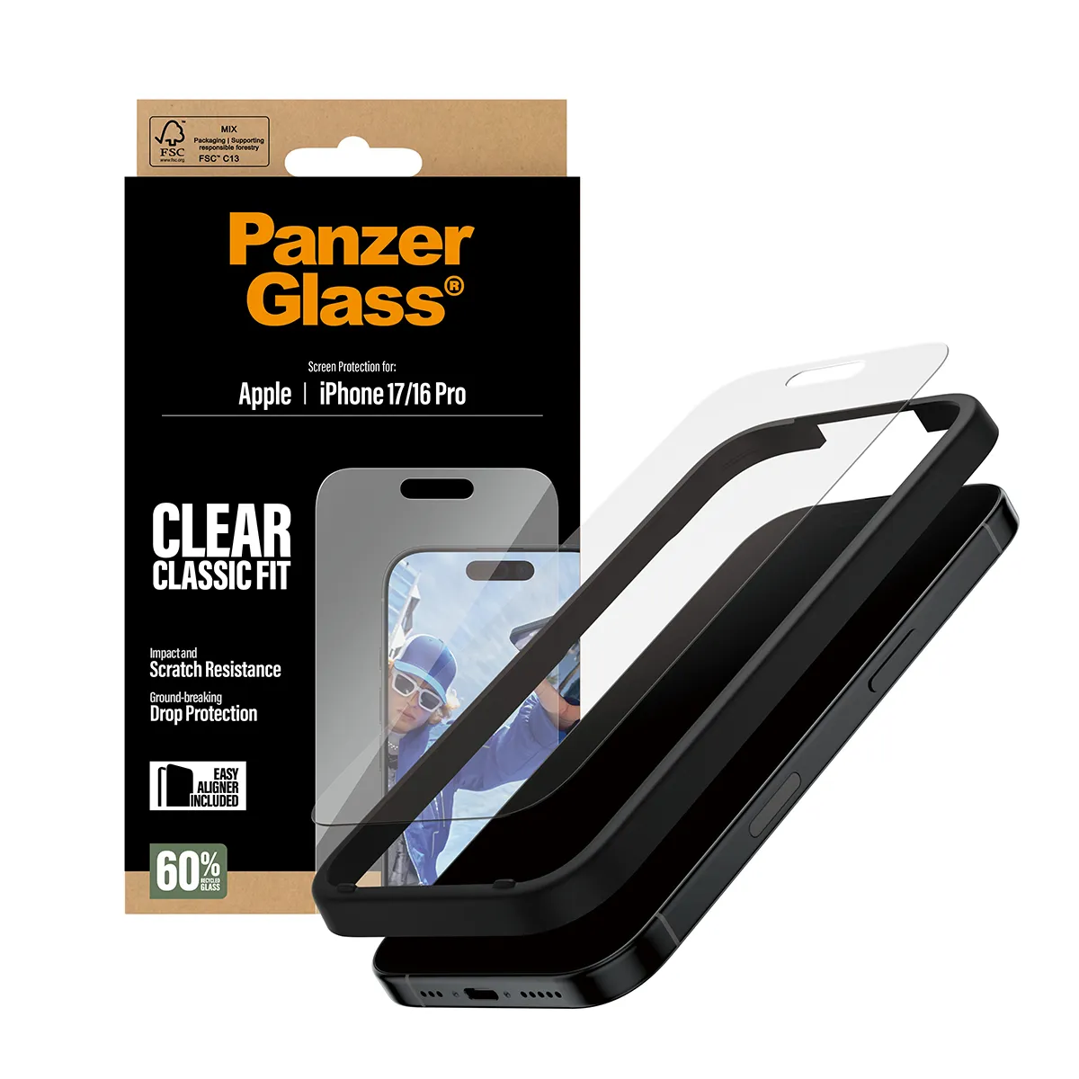 Panzerglass iPhone 17 - screen protector, Classic Fit Wide