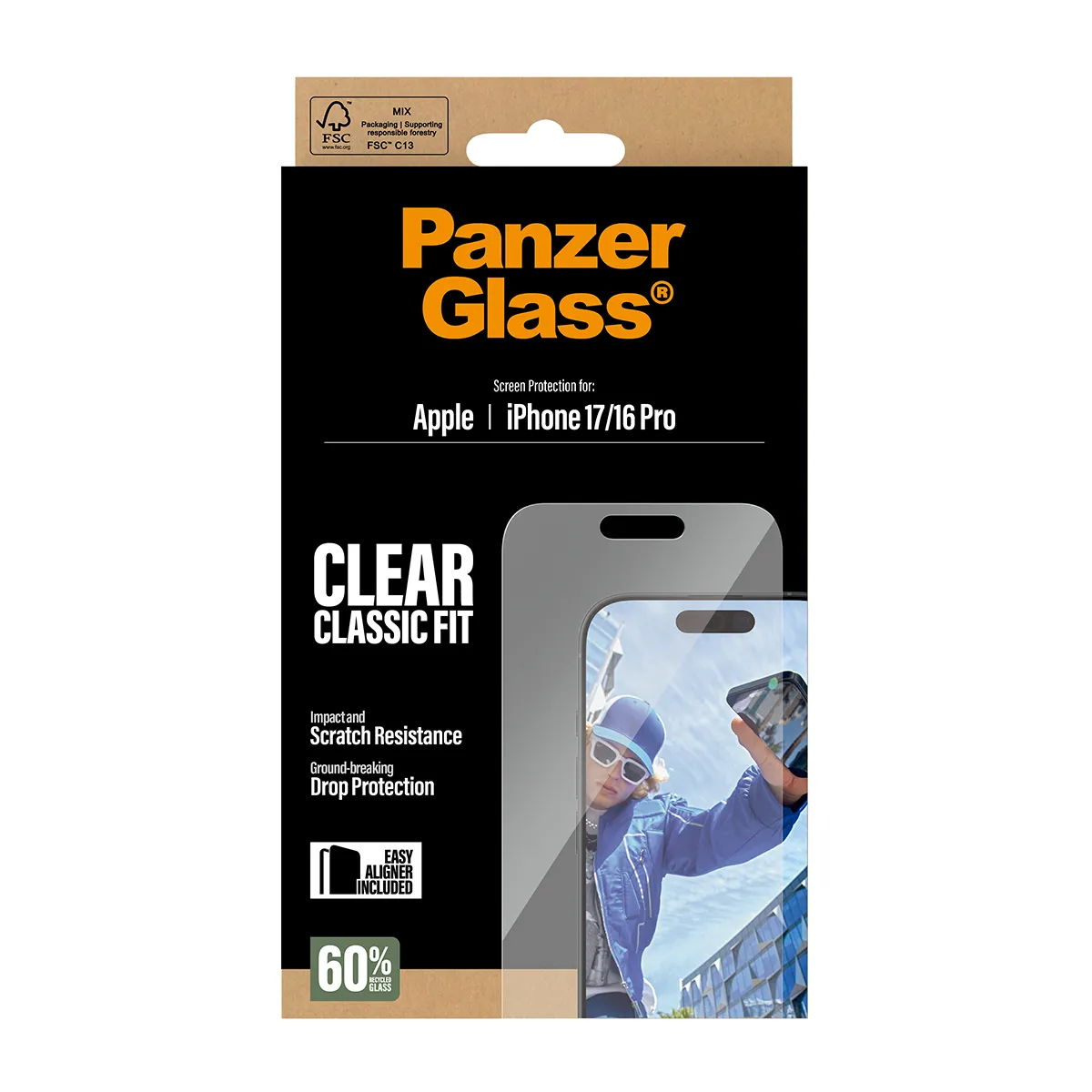 Panzerglass iPhone 17 - screen protector, Classic Fit Wide