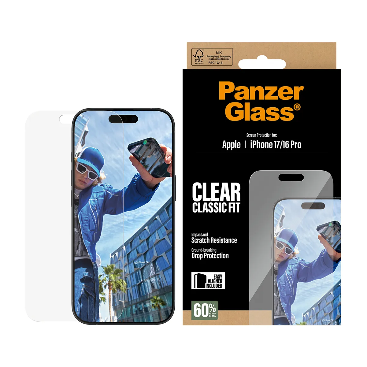 Panzerglass iPhone 17 - screen protector, Classic Fit Wide