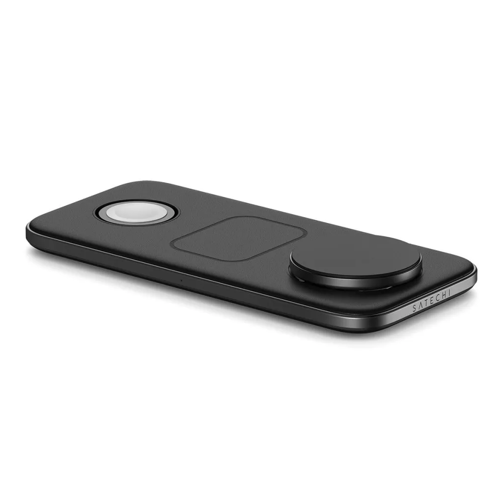 Satechi Qi2 Trio Wireless Charging Pad - with 45W travel charger