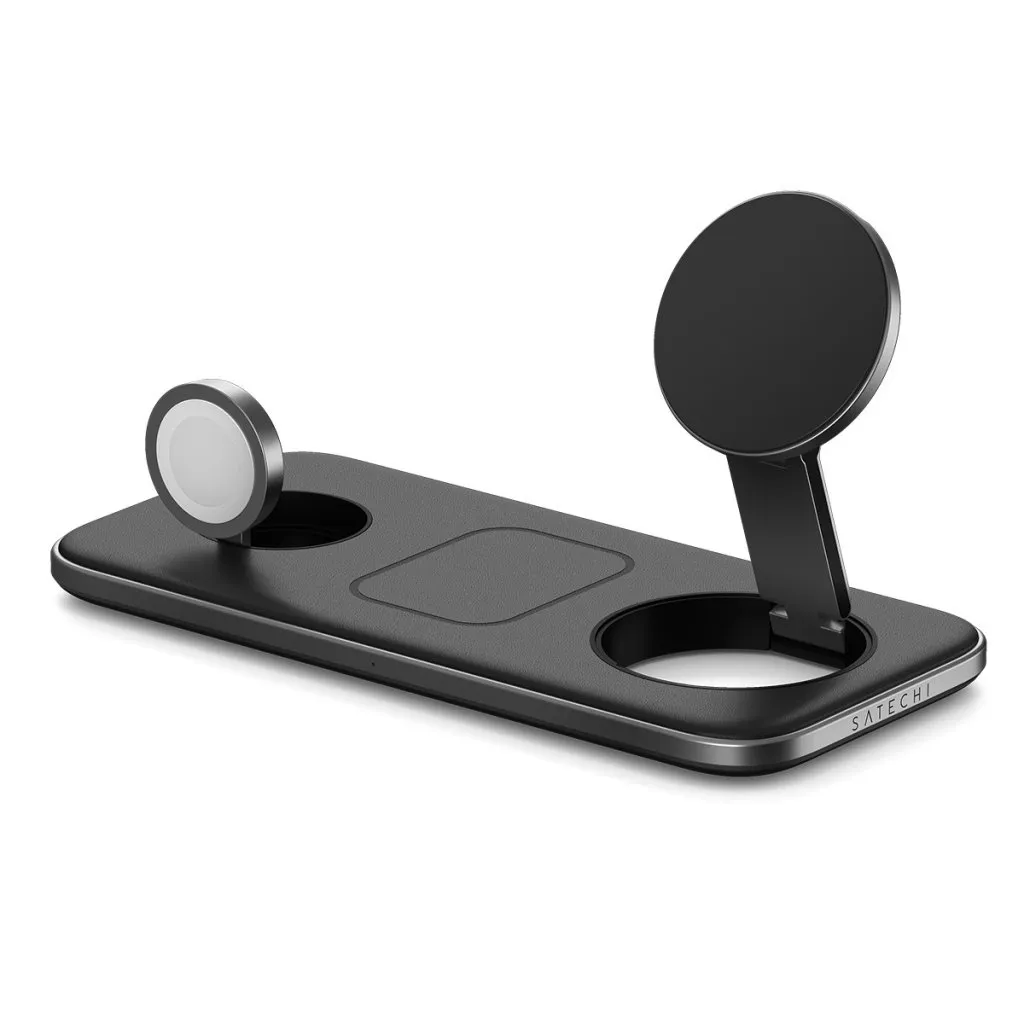 Satechi Qi2 Trio Wireless Charging Pad - with 45W travel charger