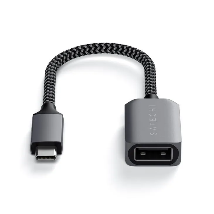 Satechi USB-C – USB-A - adapter, Grey