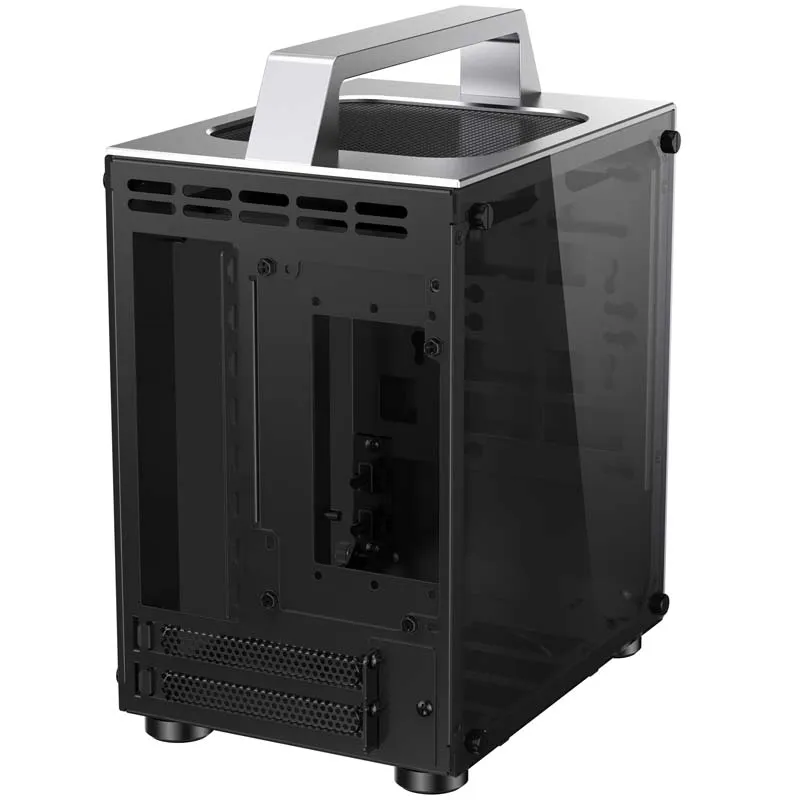 Jonsbo T8, Tempered Glass -Mini-ITX-kotelo, hopea
