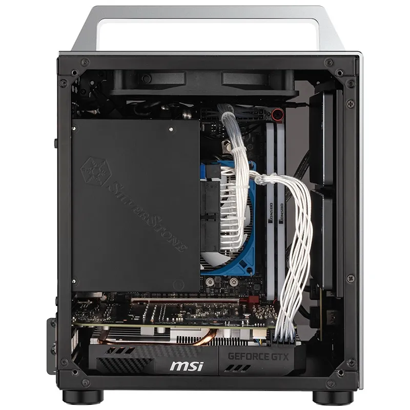 Jonsbo T8, Tempered Glass -Mini-ITX-kotelo, hopea