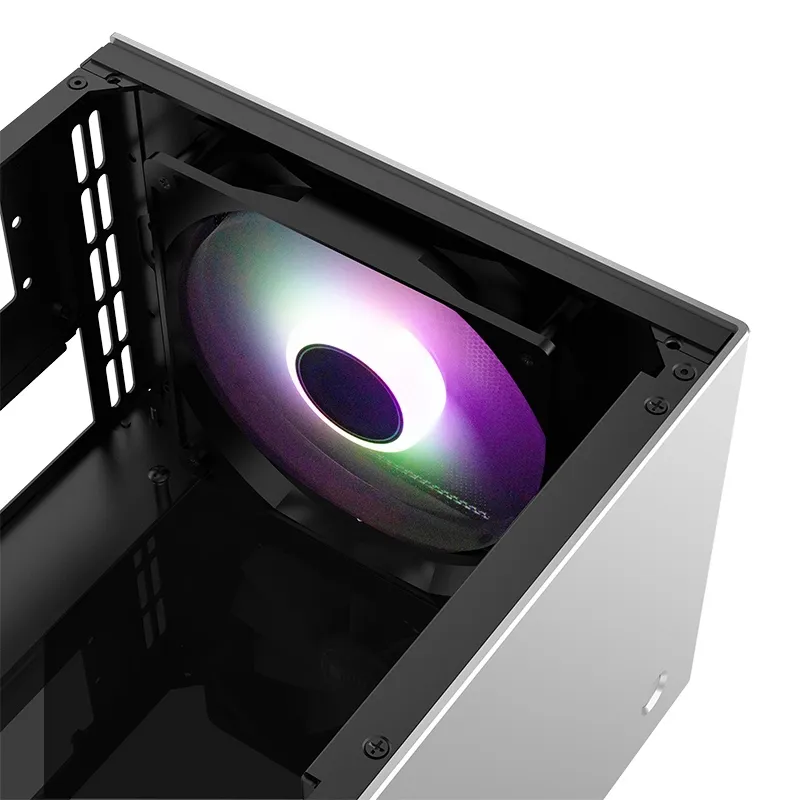 Jonsbo T8, Tempered Glass -Mini-ITX-kotelo, hopea