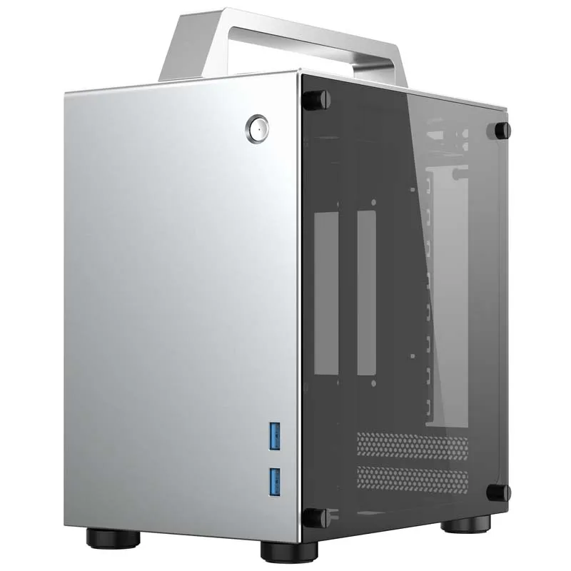 Jonsbo T8, Tempered Glass -Mini-ITX-kotelo, hopea