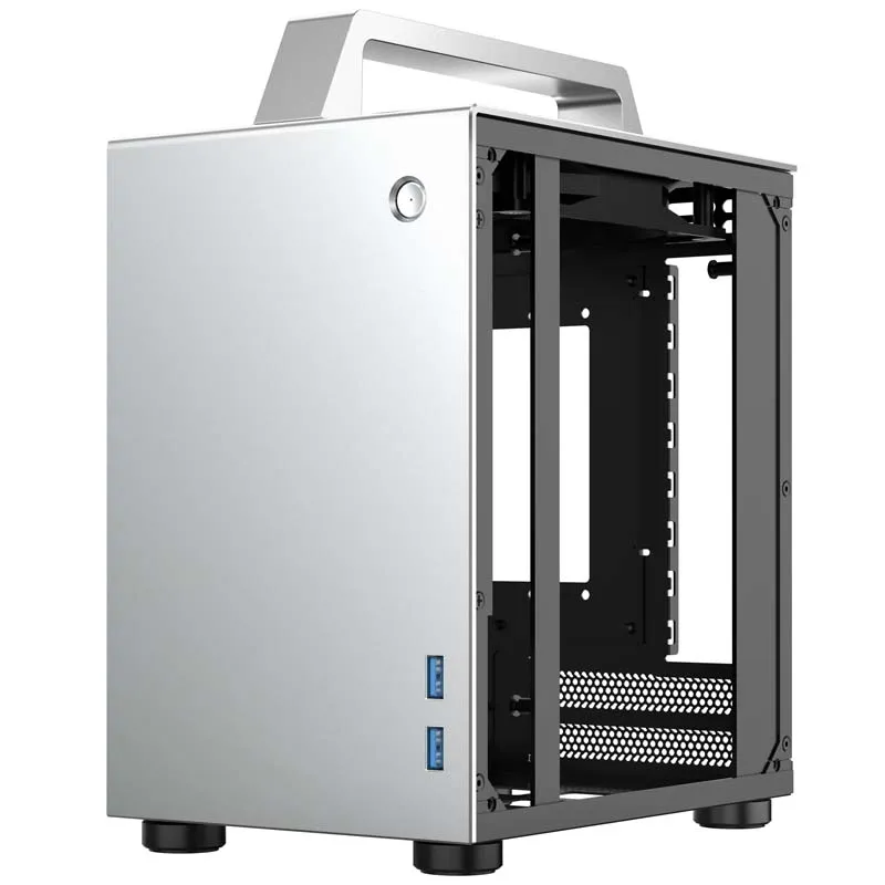Jonsbo T8, Tempered Glass -Mini-ITX-kotelo, hopea