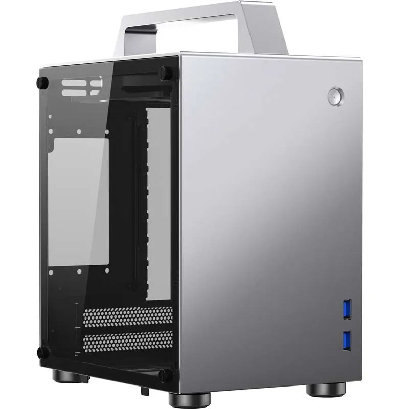 Jonsbo T8, Tempered Glass -Mini-ITX-kotelo, hopea