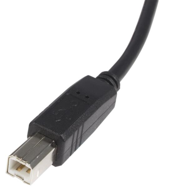 StarTech USB 2.0 USB-A &ndash; USB-B -kaapeli, 3 m, musta
