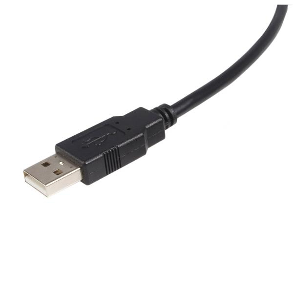 StarTech USB 2.0 USB-A &ndash; USB-B -kaapeli, 3 m, musta