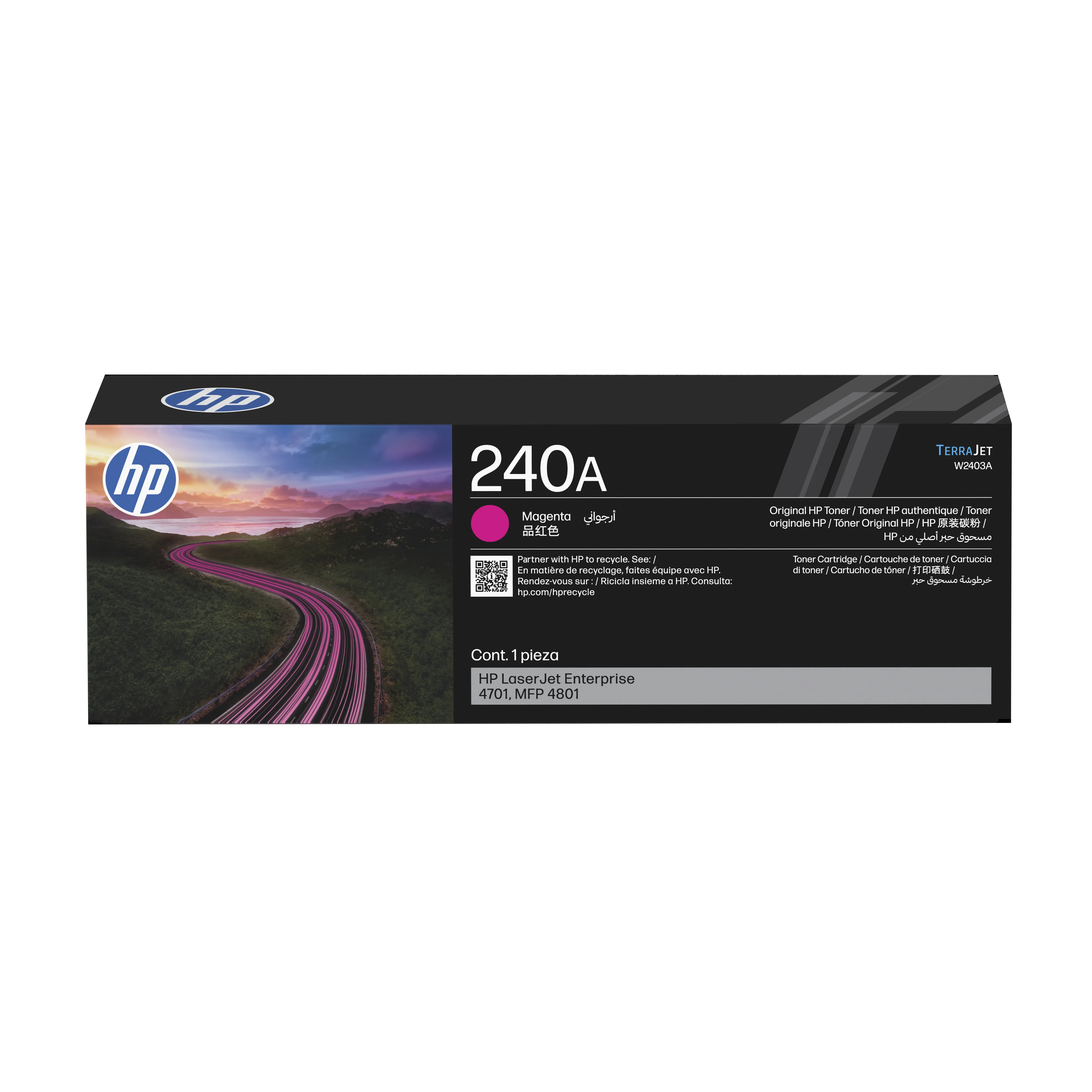 HP 240A W2403A Toner cartridge, Magenta