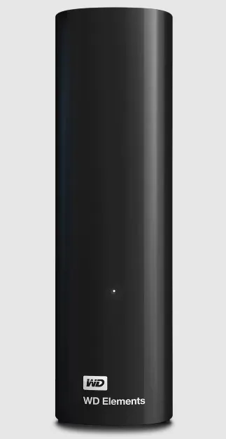 Western Digital Elements Desktop 20TB 3.5" Desktop external HDD, Black