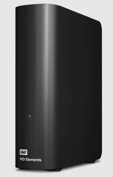 Western Digital Elements Desktop 20TB 3.5" Desktop external HDD, Black