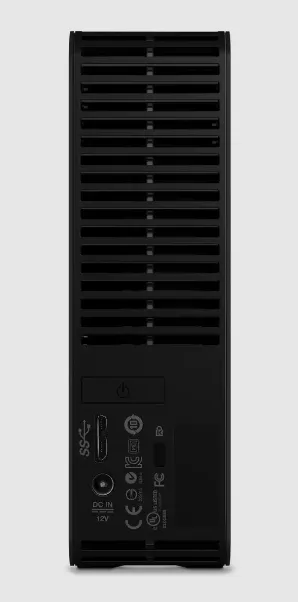 Western Digital Elements Desktop 20TB 3.5" Desktop external HDD, Black