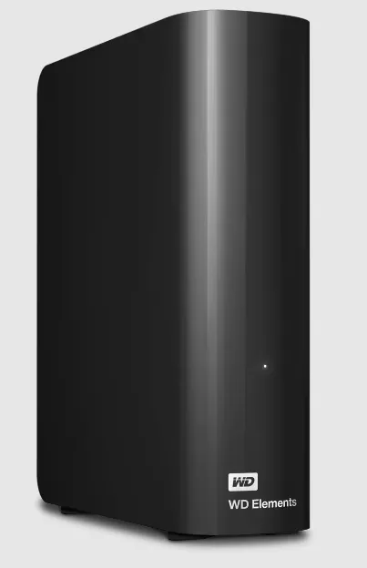 Western Digital Elements Desktop 20TB 3.5" Desktop external HDD, Black