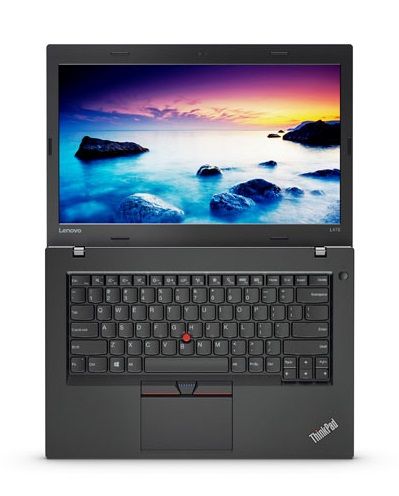 Lenovo 14&quot; ThinkPad L470, 180GB, Win 10 Pro - Notebook, Black